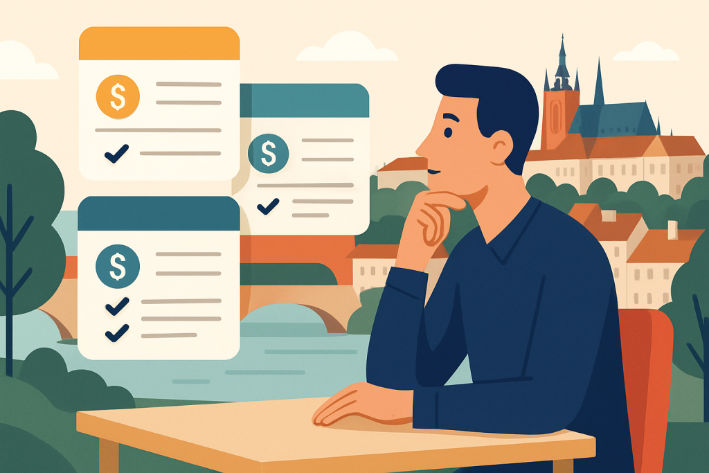 strategy illustration: What to watch out for in the Czech environment: payments, VAT, exchange rate, Czech language