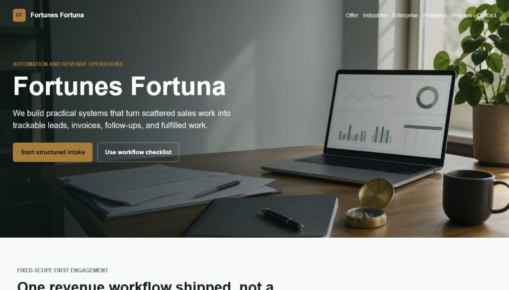 Homepage Fortunes Fortuna