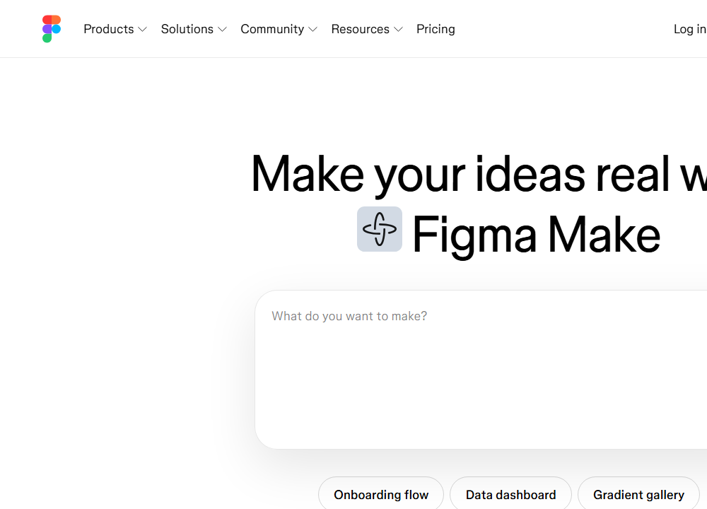 Screenshot oficiálního zdroje k tématu Figma Make AI prototyping workflow