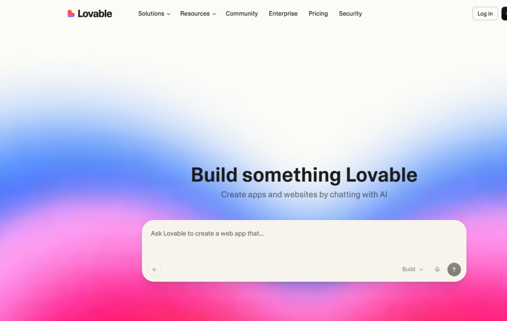 Screenshot oficiálního zdroje k tématu Lovable vs Bolt.new AI app builder comparison